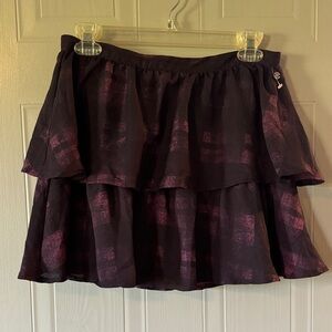 Neo x Adidas Black and purple Mini Skirt